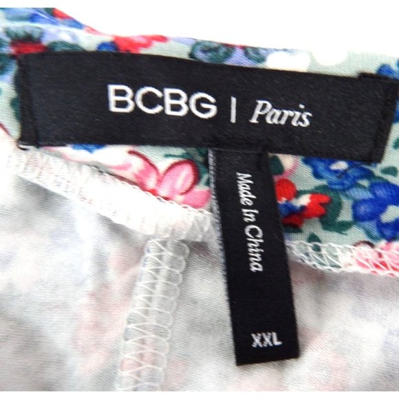 Women's Cut Out Tie Rib Scattered Floral Dress XXL 20 NWT - Picture 6 of 7